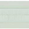 White Double Gang Wallplate Brushes - Image 2