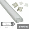 Aluminium LED Tape Profile - Shallow Section - Image 8