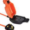 Weatherproof Outdoor 1 Gang Socket 5m Extension Cable - Image 3