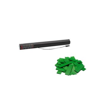 Electric Confetti Cannon 50cm Dark Green