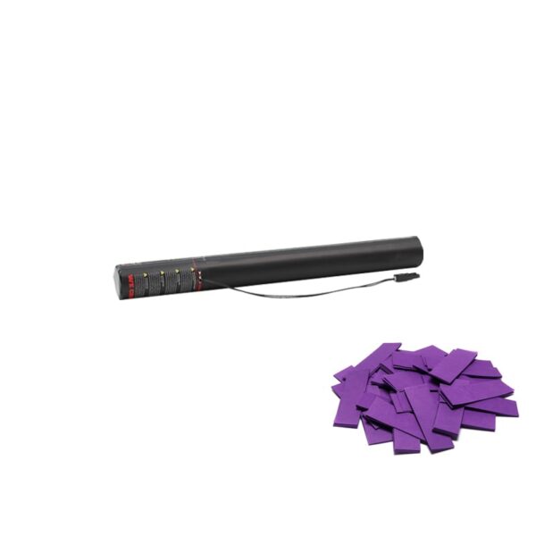 Electric Confetti Cannon 50cm Purple