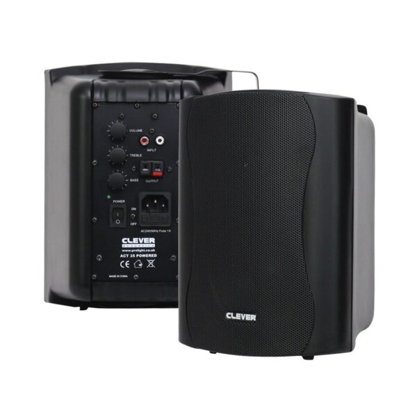 ACT 35 Black Powered Speakers (Pair)