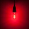 4W LED T45 Funky Spiral Filament Lamp ES, Red - Image 3
