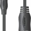 HDMI High Speed with Ethernet Plug to Micro HDMI Plug Lead - Image 2