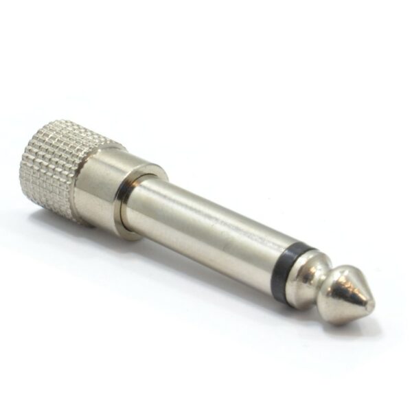3.5mm Stereo Socket to 6.35mm 1/4 inch Mono Jack Plug Adapter